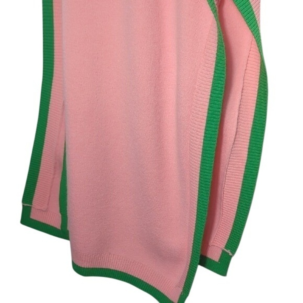 Ivy Storehouse AKA Ivy Leaf Knit Cape Pink Green Alpha Kappa‎ Alpha Sorority XL - Picture 9 of 15
